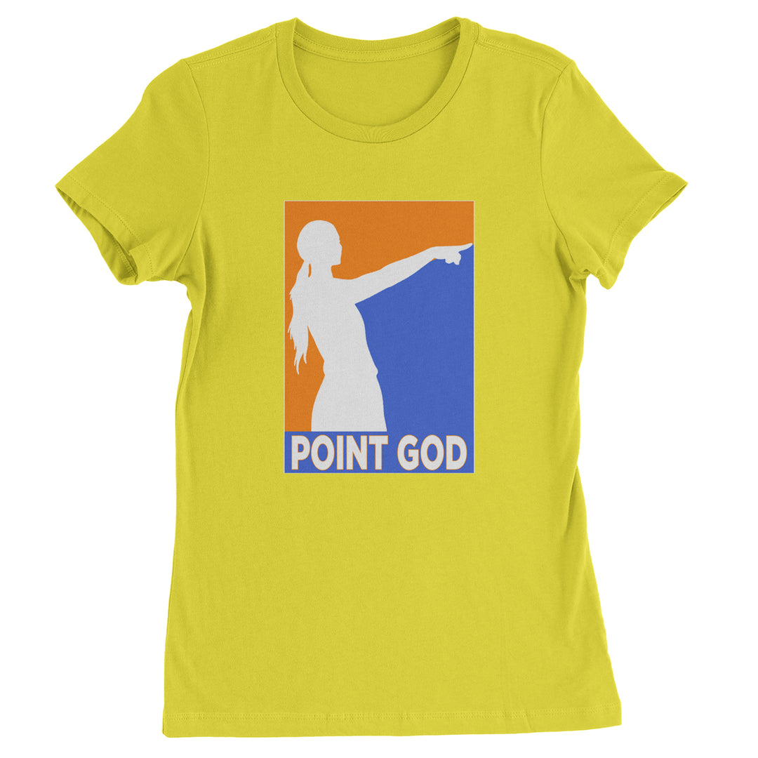 Point God Cunningham Basketball Pointing Meme  Womens T-shirt Yellow