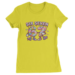 67 Candy Swirl Meme Womens T-shirt Yellow