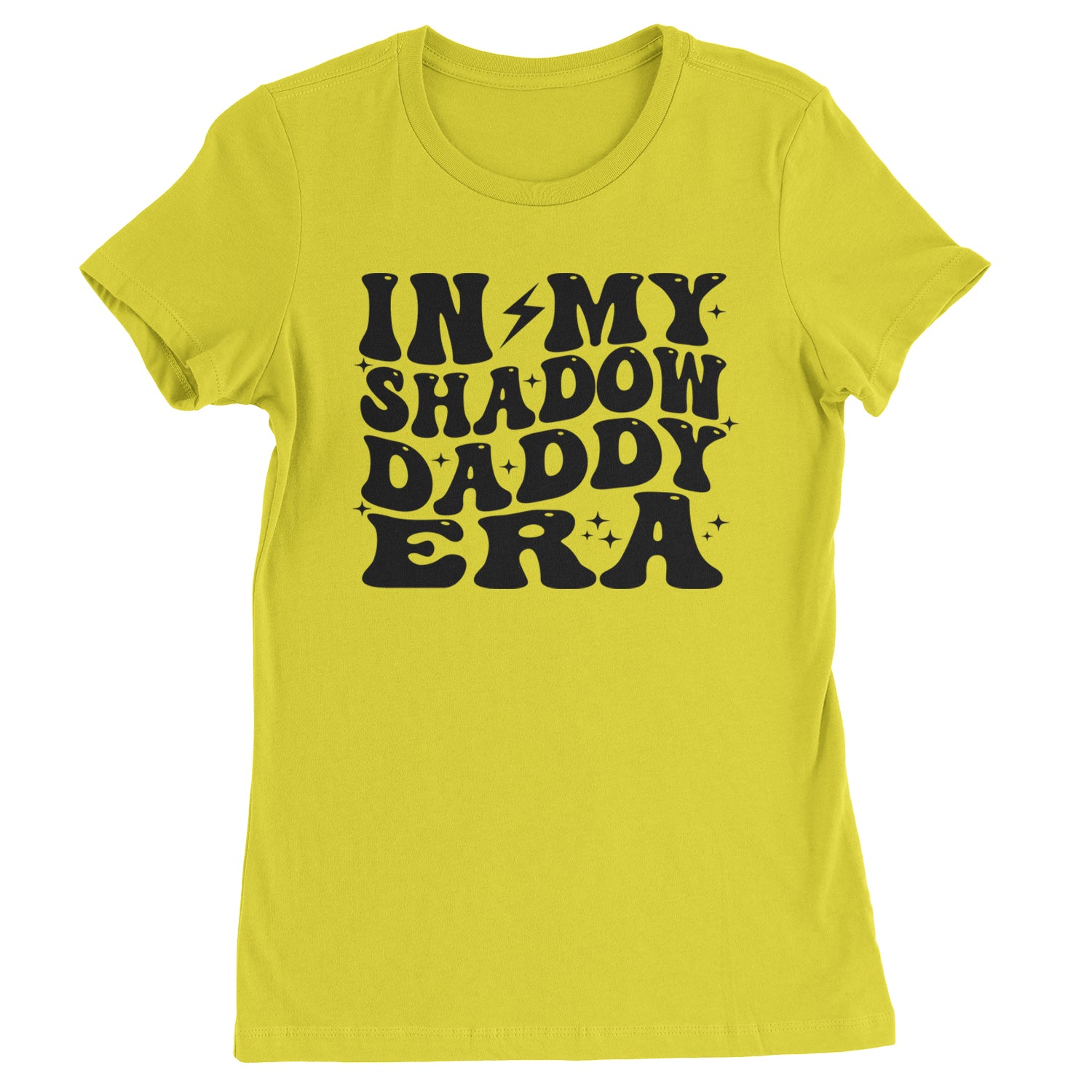 In My Shadow Daddy Era Romantasy Womens T-shirt Yellow