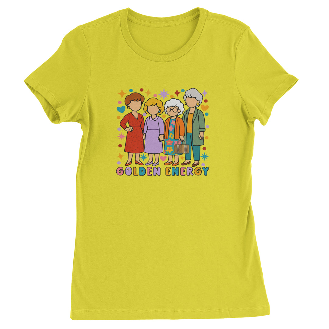 Golden Forever Golden Girls Womens T-shirt Yellow