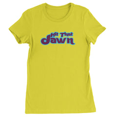 Hit That Jawn Philly Baseball graphic on Women's Heavyweight Cotton T-Shirt in Yellow