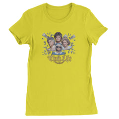 Golden Chain Thug Life Girls Womens T-shirt Yellow