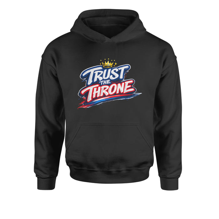 Trust The Throne Crown Philly Hoops Youth-Sized Hoodie