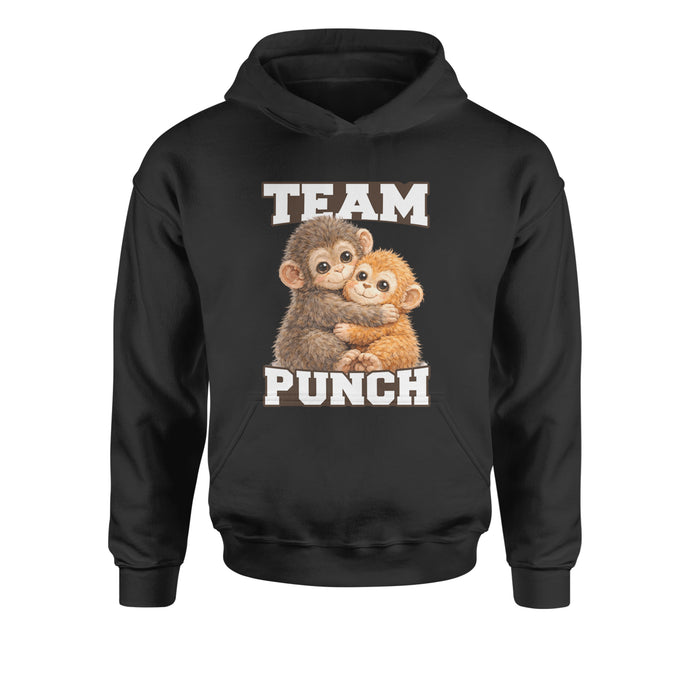 Team Punch Panchi-kun Monkey Youth-Sized Hoodie