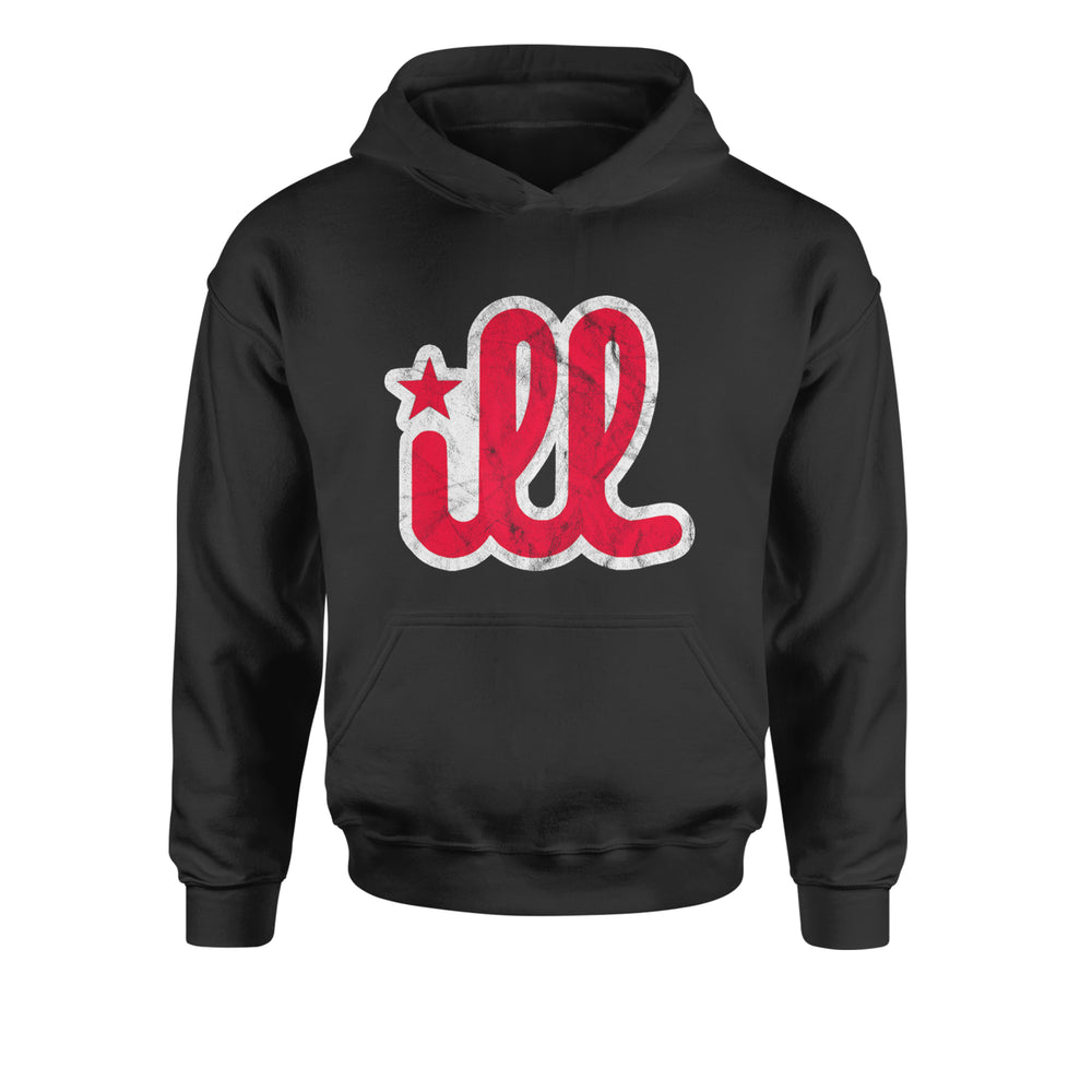ILL Vintage It's A Philly Thing Youth-Sized Hoodie Black