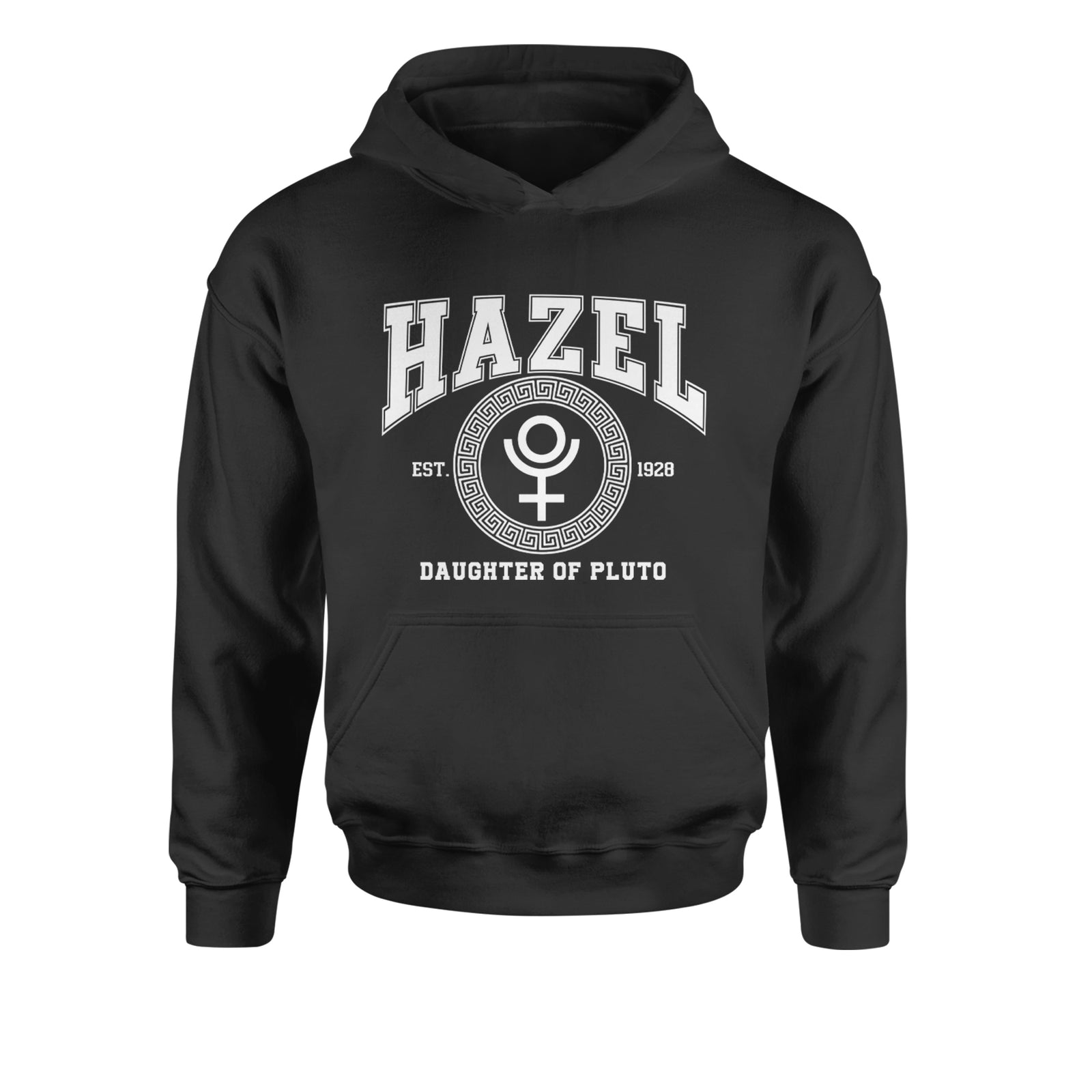 Hazel Daughter of Pluto Roman Gold Youth-Sized Hoodie Black