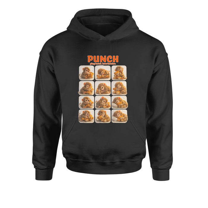 Punch Play Hard Love Harder Youth-Sized Hoodie