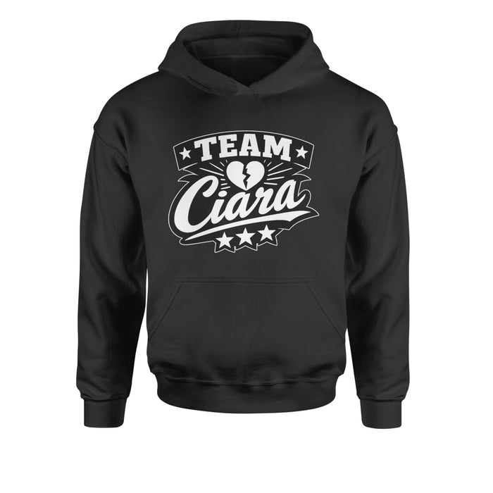 Team Ciara Scamanda Broken Heart Youth-Sized Hoodie