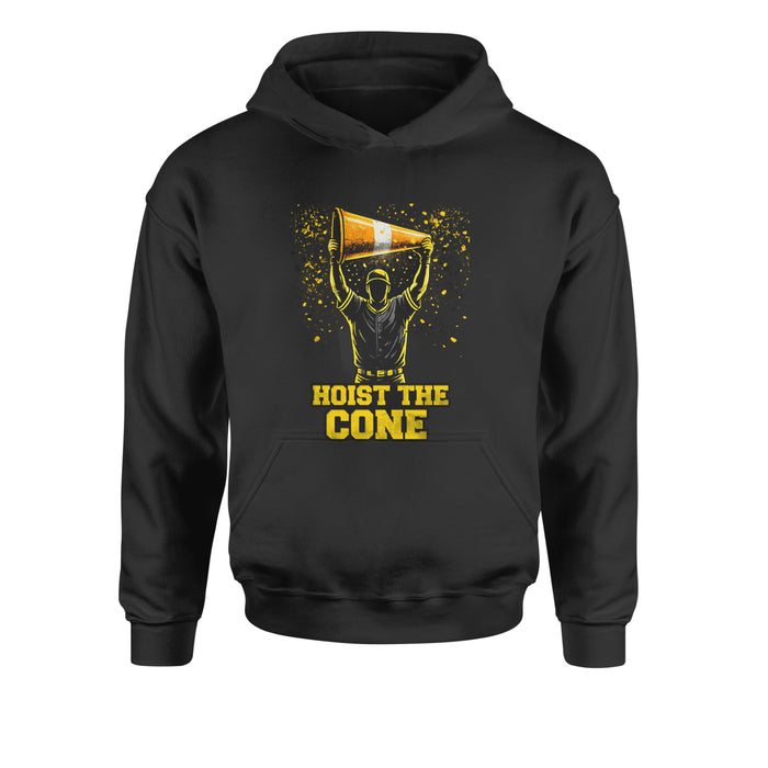 Hoist The Cone Pittsburgh Pride Youth-Sized Hoodie