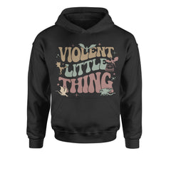 Violent Little Thing Dragon Youth-Sized Hoodie Black