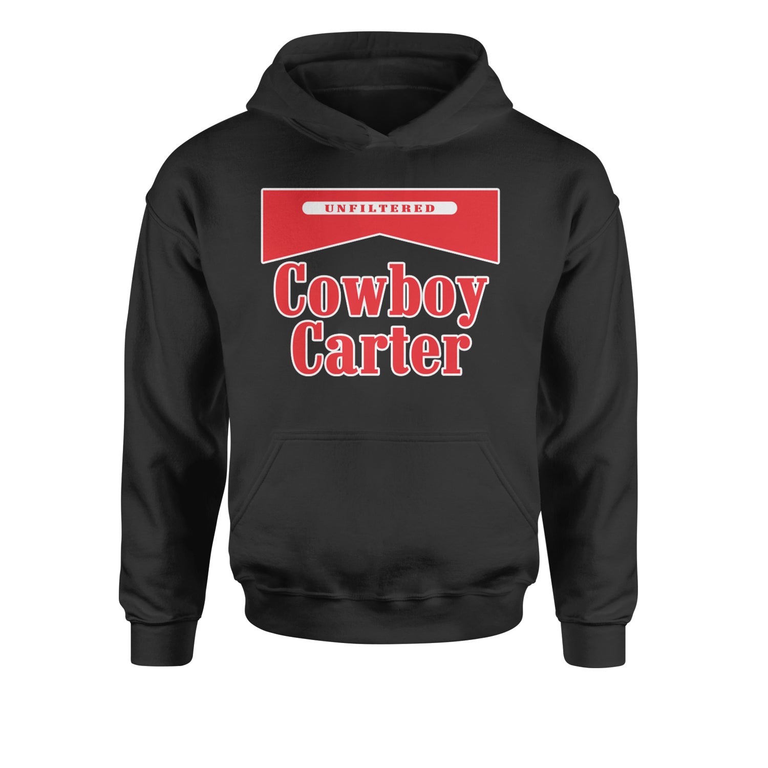 Cowboy Karter Country Act Two Youth-Sized Hoodie Black