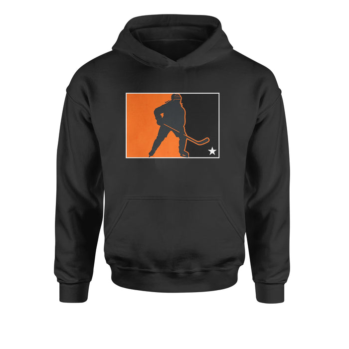 Hockey Enforcer Retro Vintage Youth-Sized Hoodie