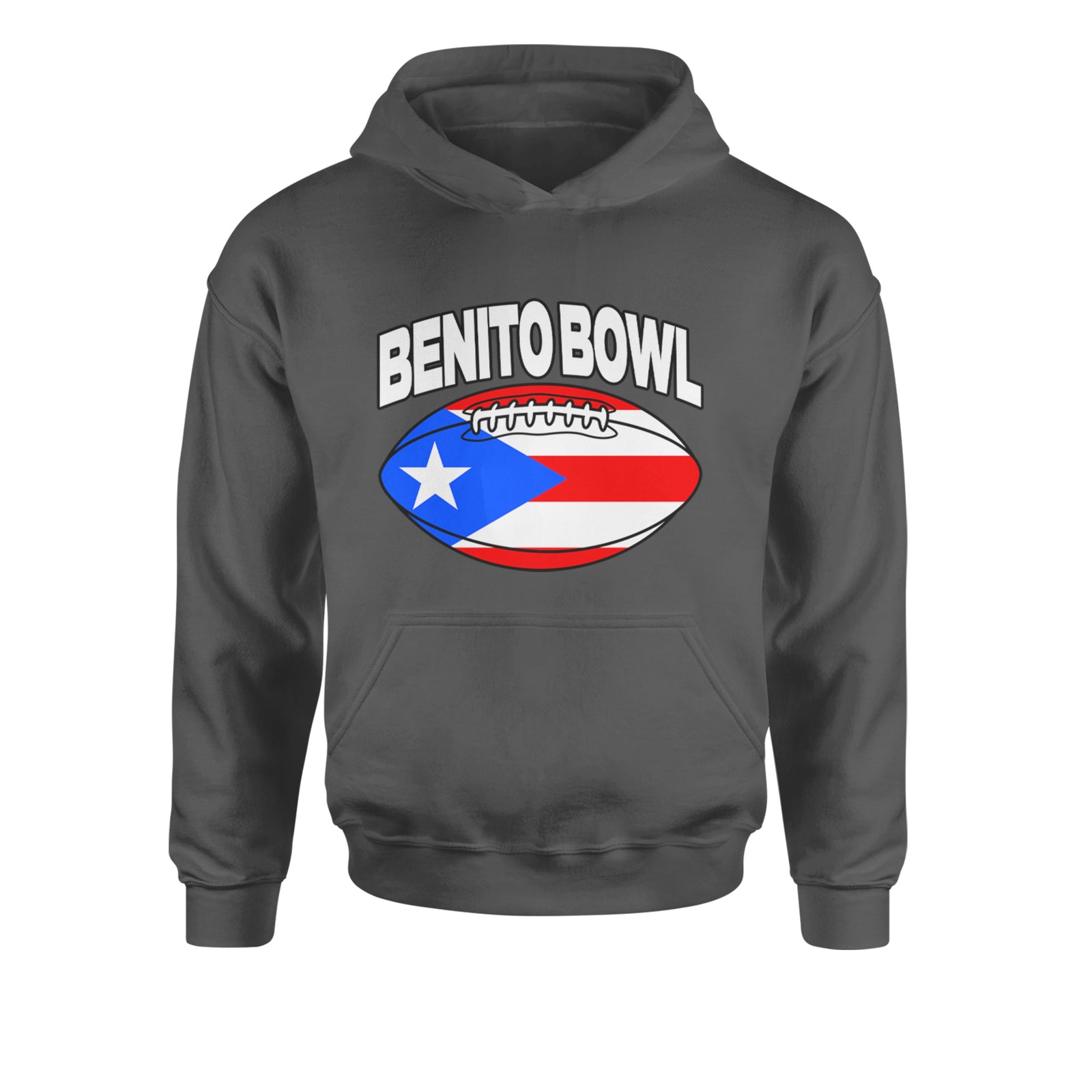 Benito Bowl Puerto Rico Football Youth-Sized Hoodie Black