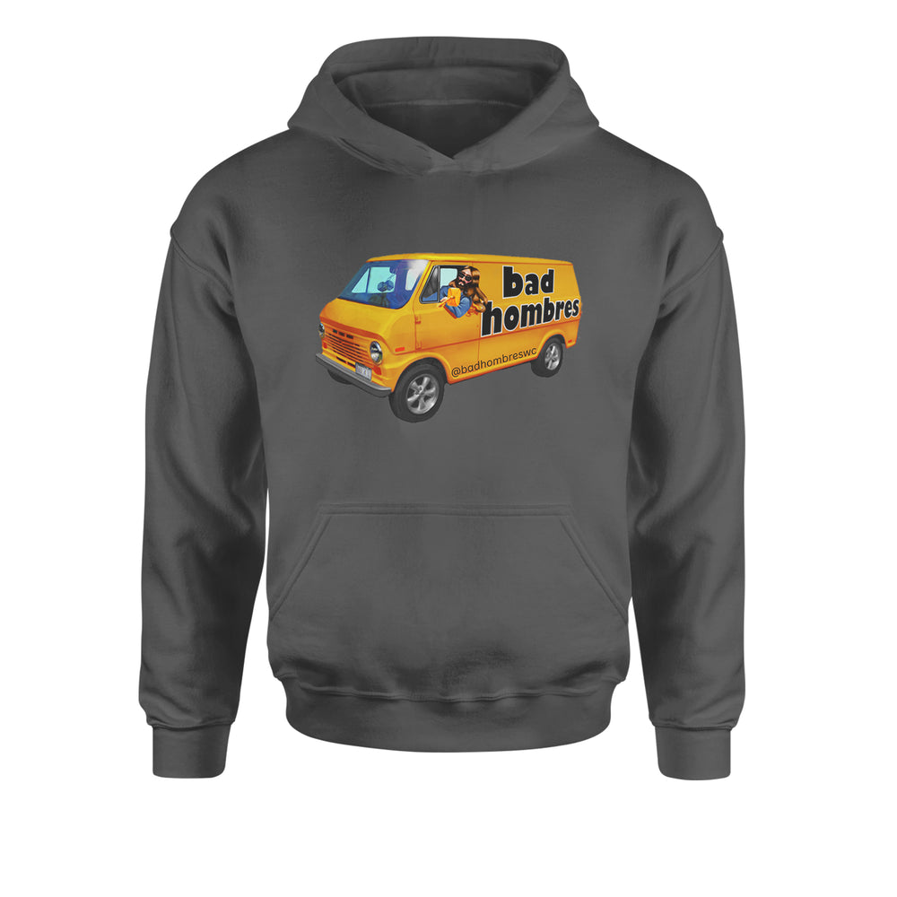 Bad Hombres Van West Chester Band Youth-Sized Hoodie Charcoal Grey