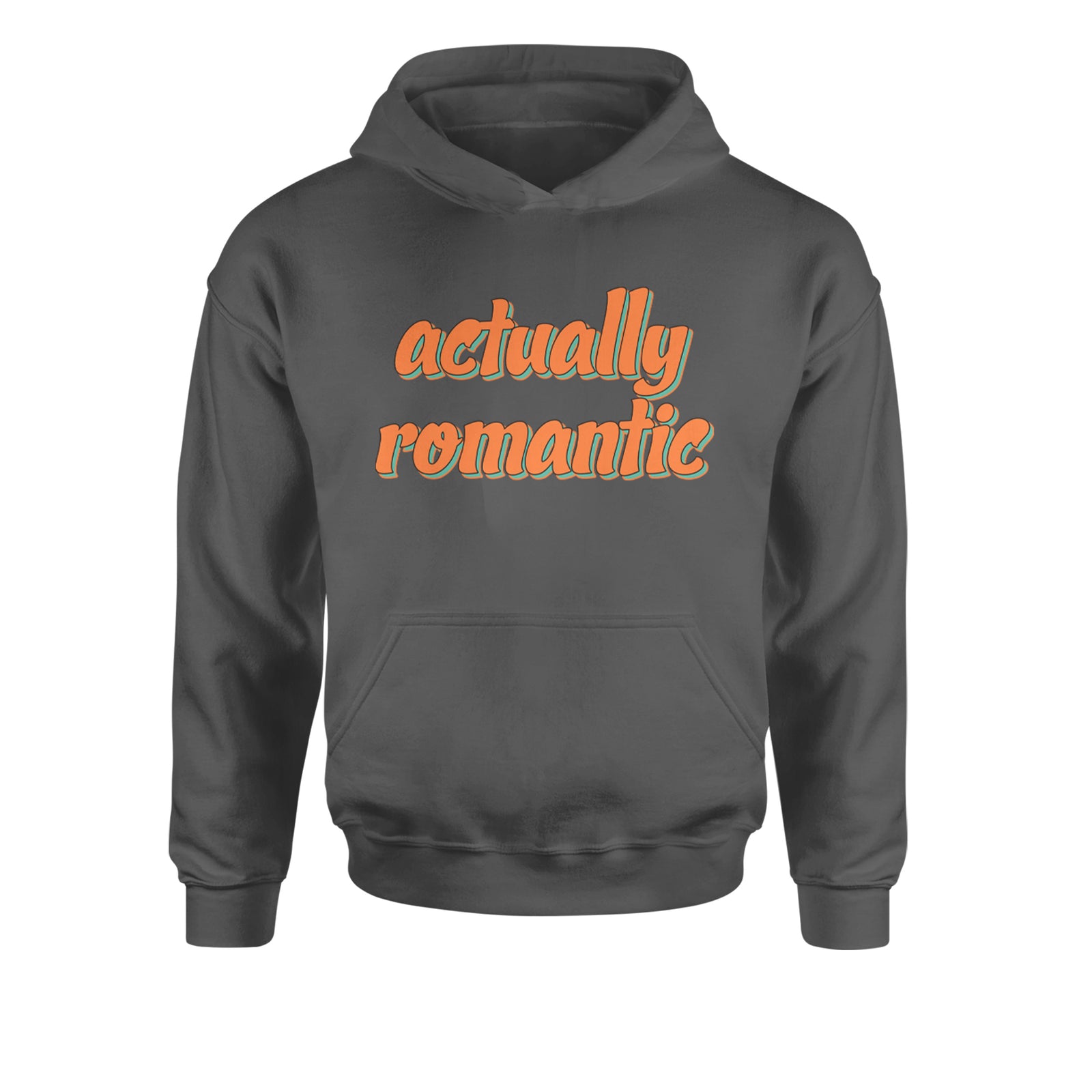 Actually Romantic Youth-Sized Hoodie Black