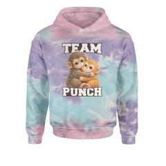 Team Punch Panchi-kun Monkey Youth-Sized Hoodie Tie-Dye Cotton Candy