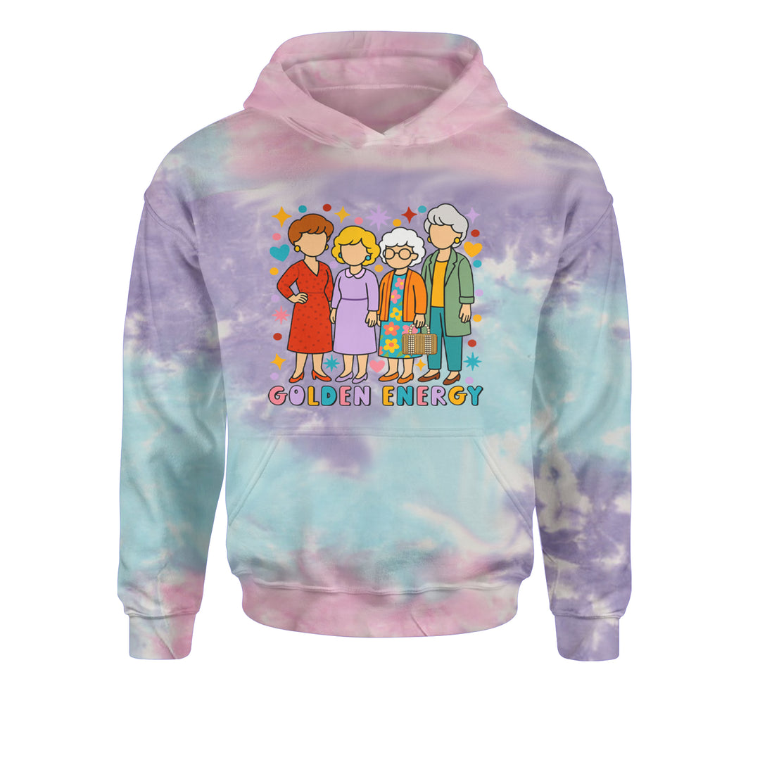Golden Forever Golden Girls Youth-Sized Hoodie Tie-Dye Cotton Candy