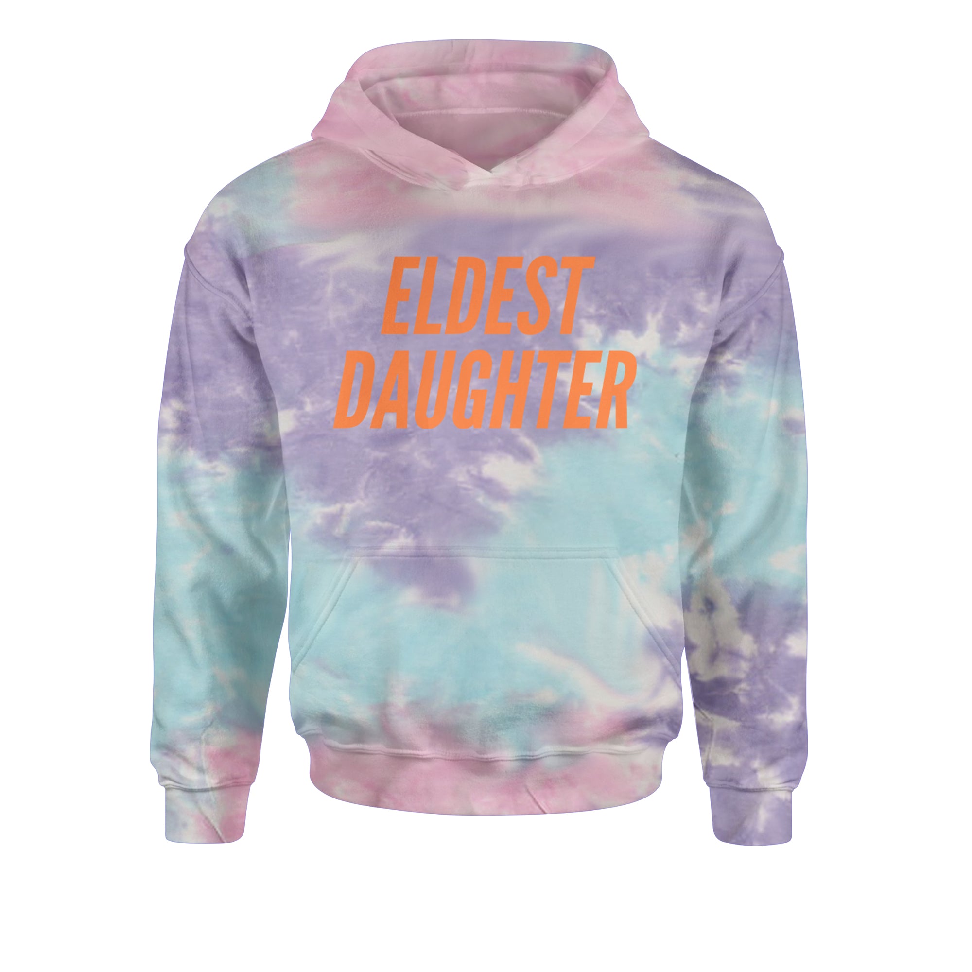 Eldest Daughter Youth-Sized Hoodie Tie-Dye Cotton Candy
