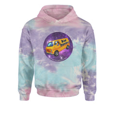 Bad Hombres Space West Chester Band Youth-Sized Hoodie Tie-Dye Cotton Candy