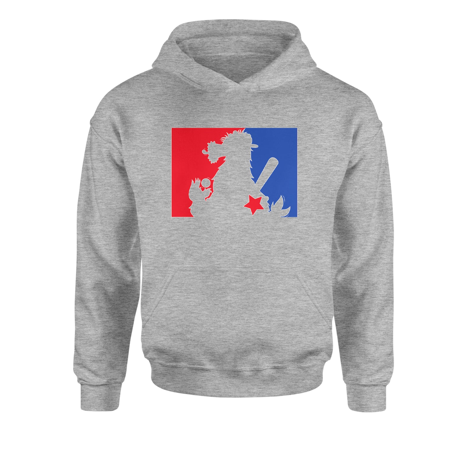 Philly Baseball Phan Youth-Sized Hoodie Heather Grey