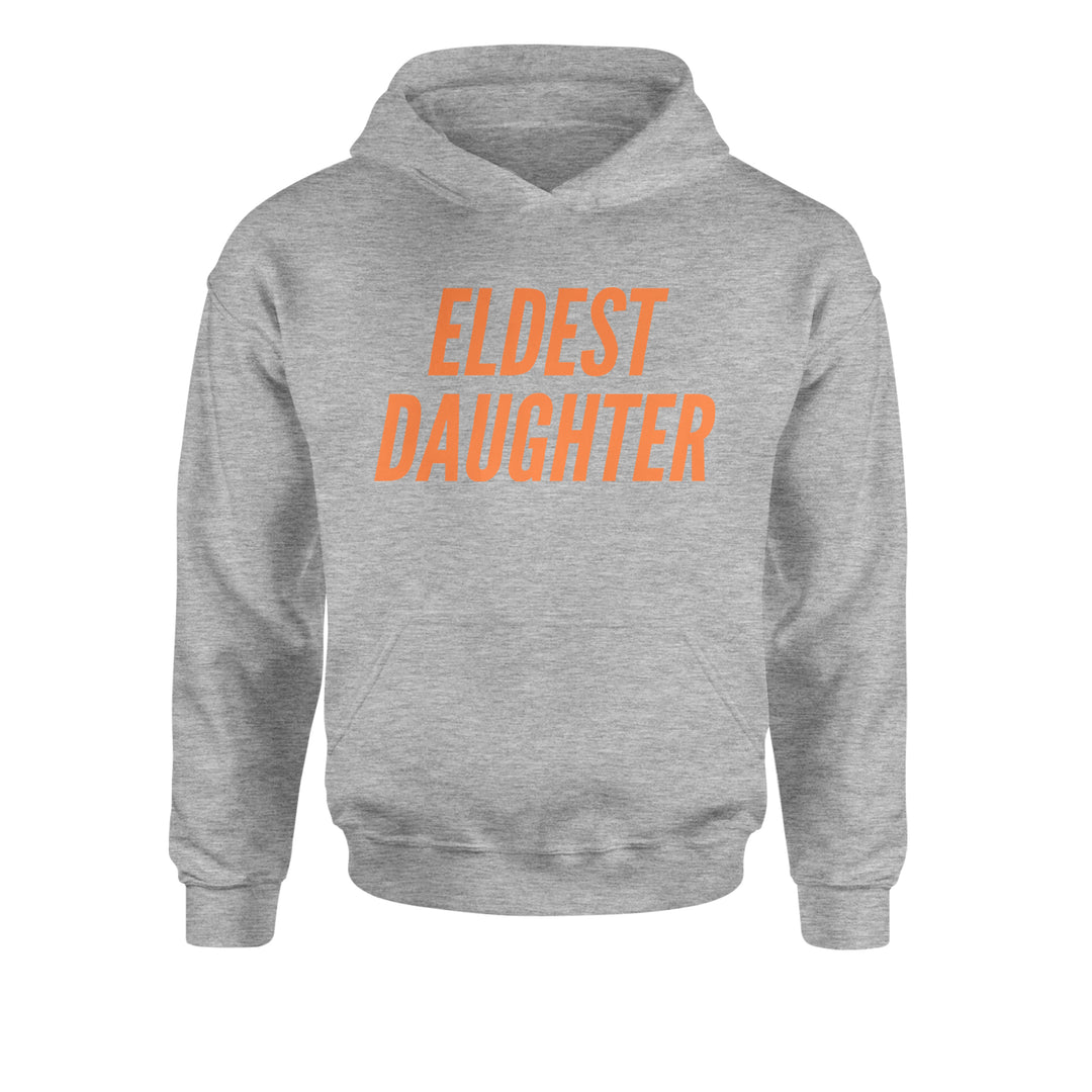 Eldest Daughter Youth-Sized Hoodie Heather Grey