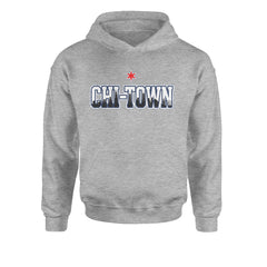 Chicago Chi-Town City Pride Youth-Sized Hoodie Heather Grey