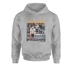 Golden Girls Thug Life Street Youth-Sized Hoodie Heather Grey