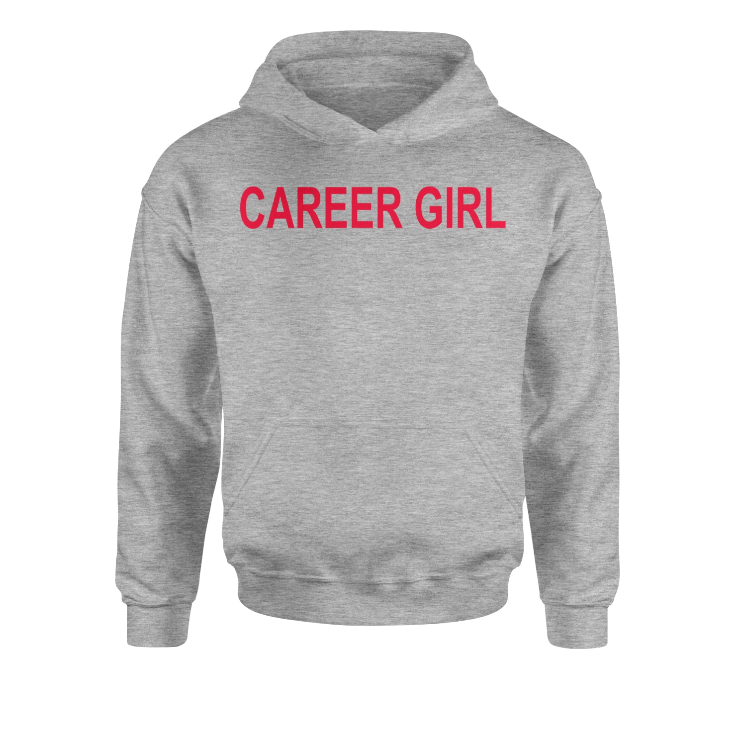 Career Girl Trendsetter Statement Youth-Sized Hoodie Heather Grey