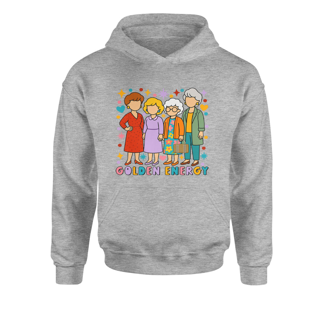 Golden Forever Golden Girls Youth-Sized Hoodie Heather Grey