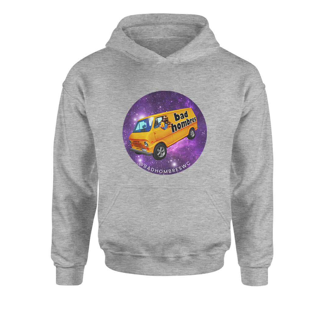 Bad Hombres Space West Chester Band Youth-Sized Hoodie Heather Grey