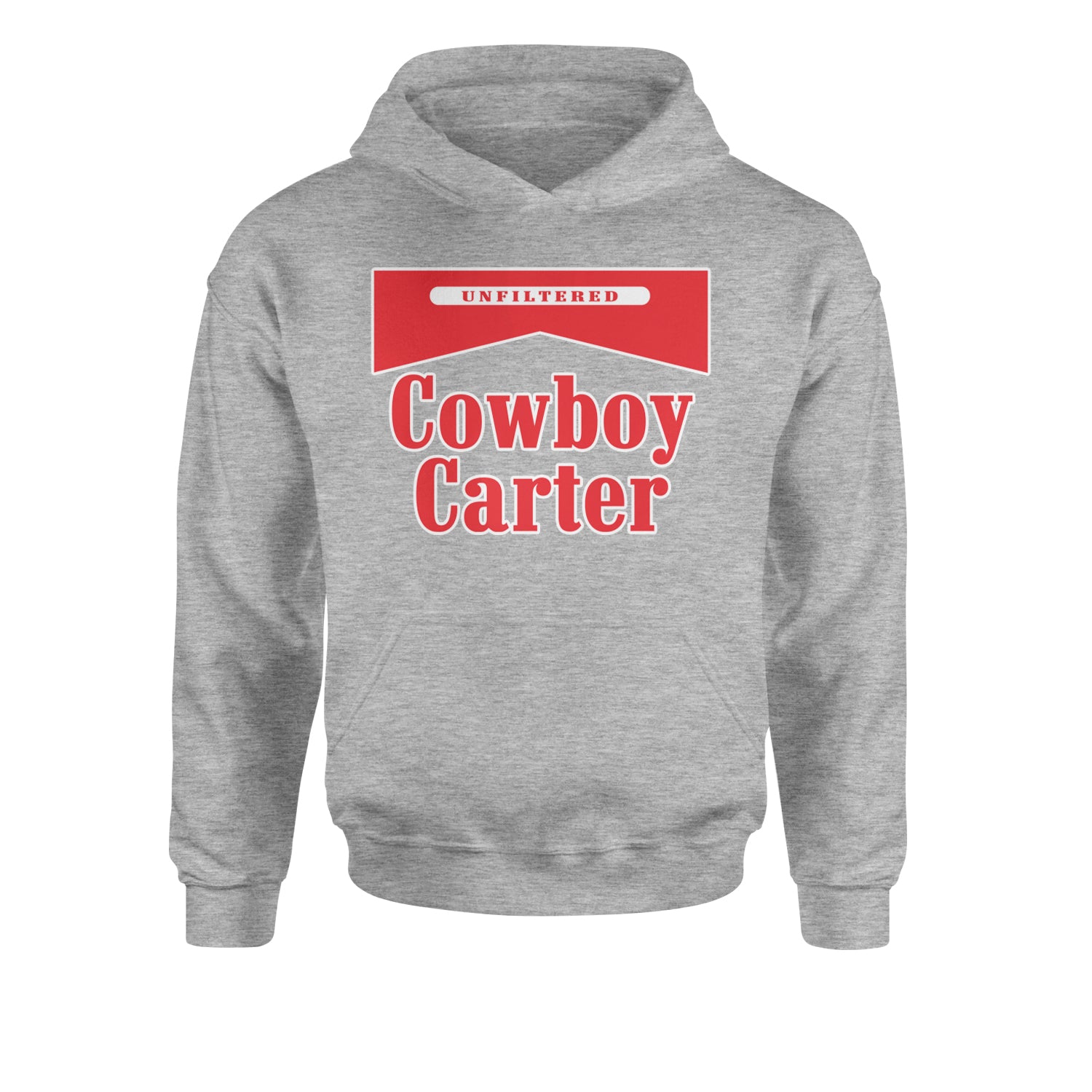 Cowboy Karter Country Act Two Youth-Sized Hoodie Heather Grey