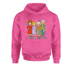 Golden Forever Golden Girls Youth-Sized Hoodie Hot Pink