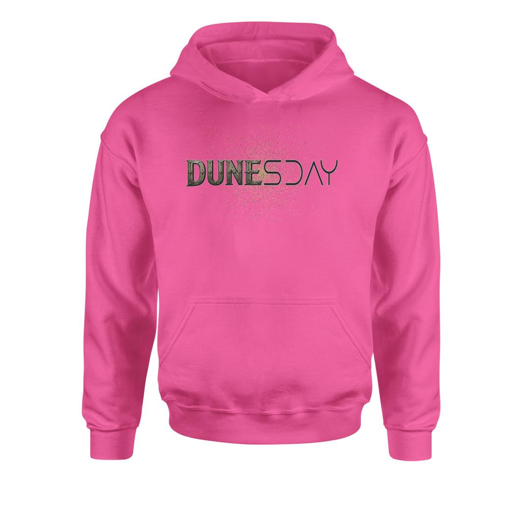 DunesDay Desert Apocolypse Youth-Sized Hoodie Hot Pink