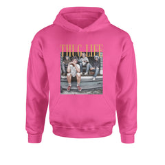 Golden Girls Thug Life Street Youth-Sized Hoodie Hot Pink