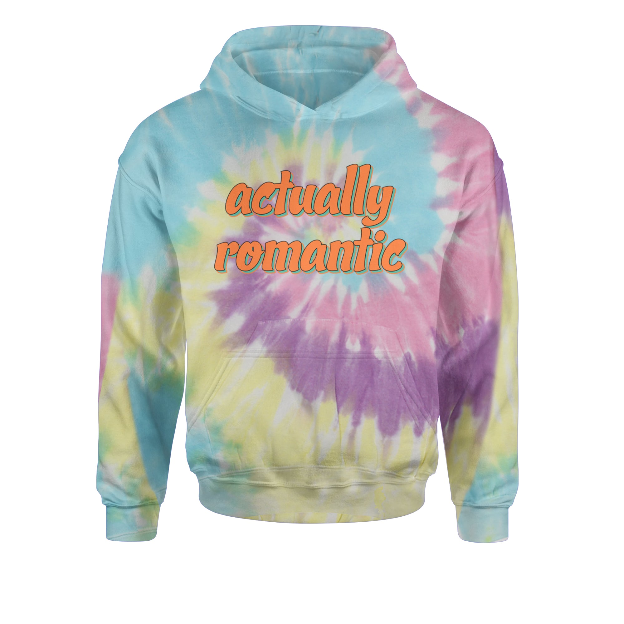 Actually Romantic Youth-Sized Hoodie Tie-Dye Jelly Bean