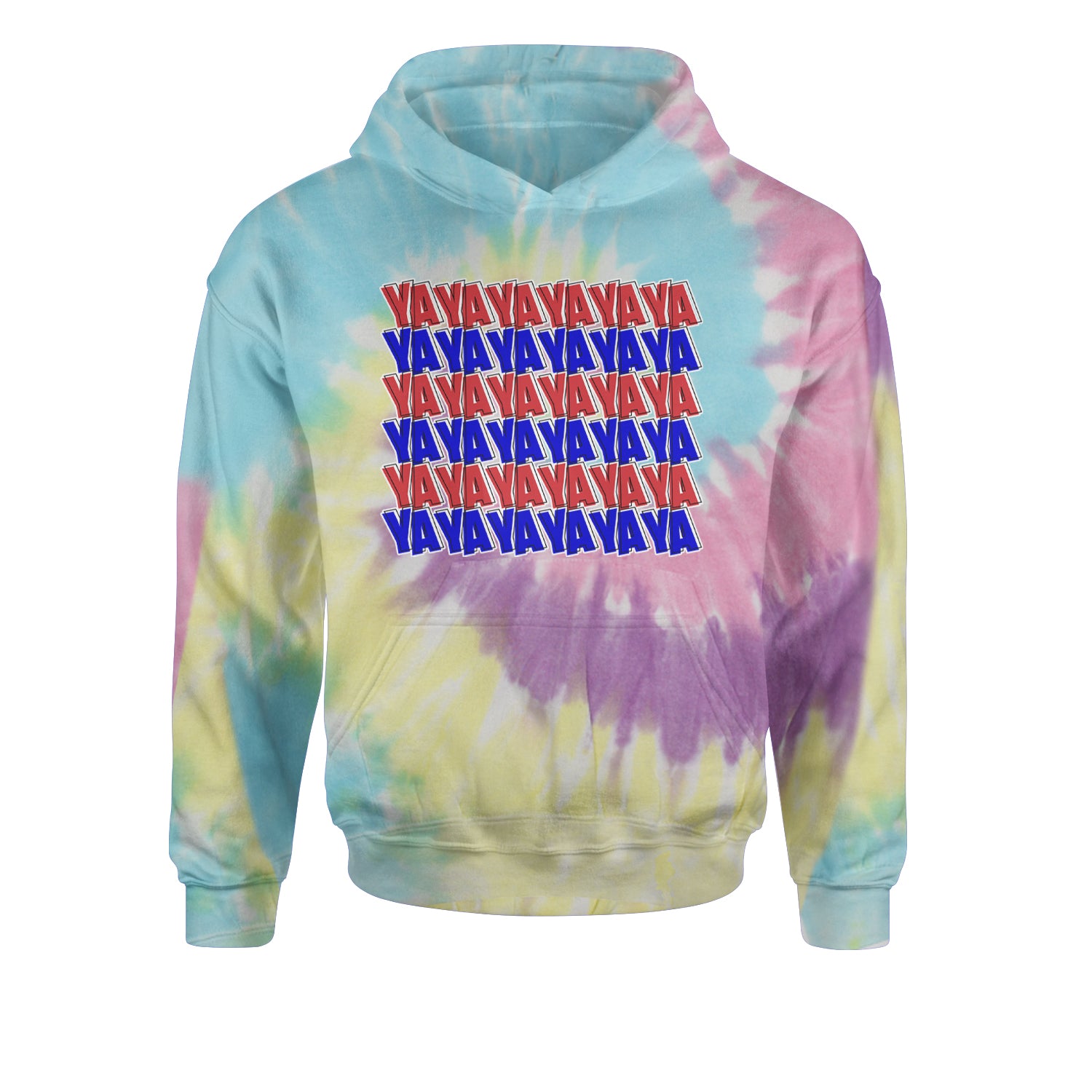 YaYaYa YaYa Cowboy Youth-Sized Hoodie Tie-Dye Jelly Bean