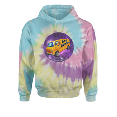 Bad Hombres Space West Chester Band Youth-Sized Hoodie Tie-Dye Jelly Bean