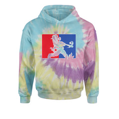 Batter Up Philly Baseball Phan Youth-Sized Hoodie Tie-Dye Jelly Bean