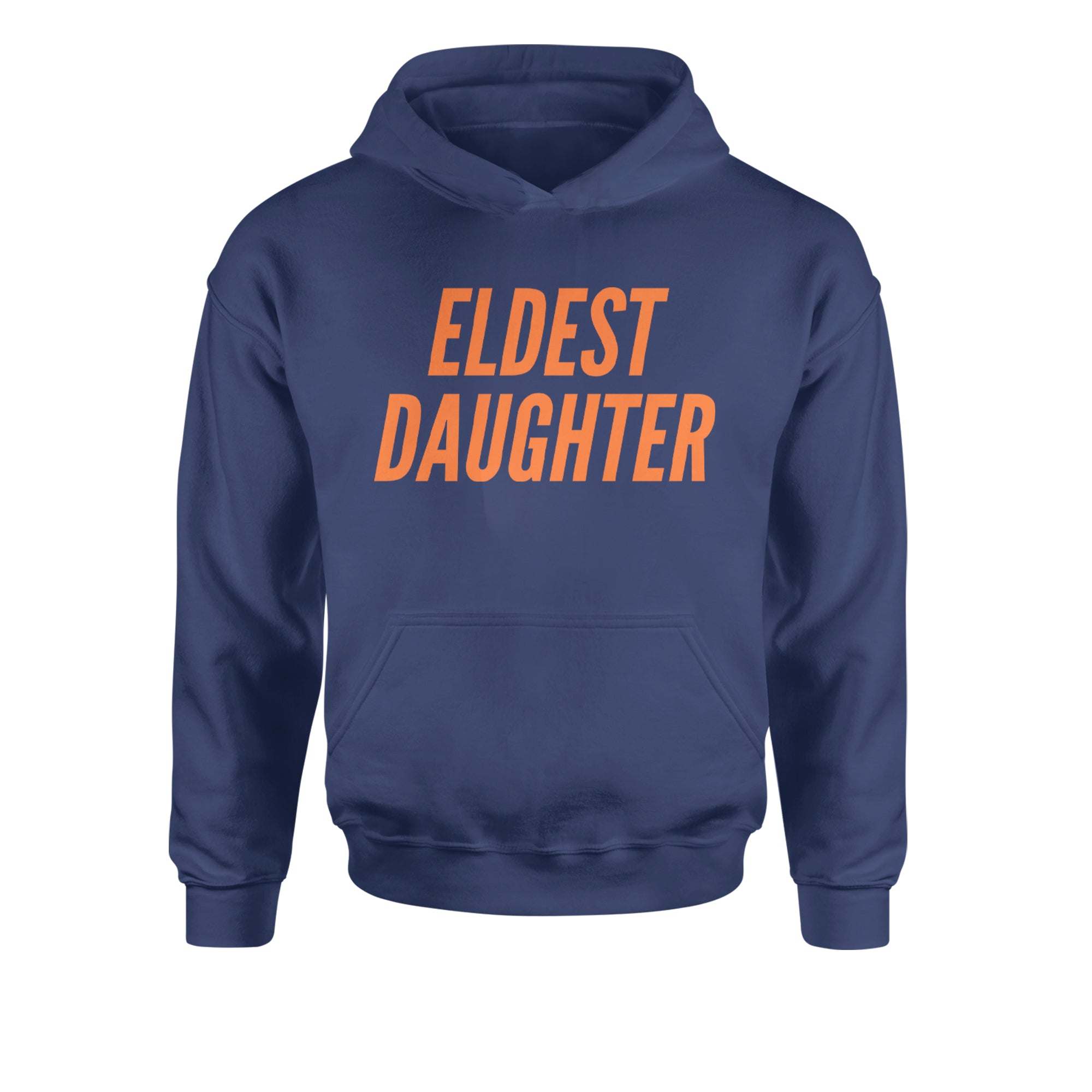 Eldest Daughter Youth-Sized Hoodie Navy Blue