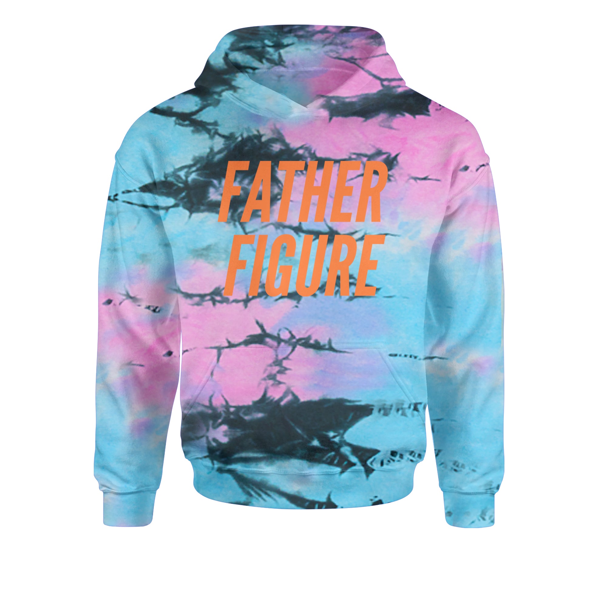 Father Figure Youth-Sized Hoodie Tie-Dye Pacific