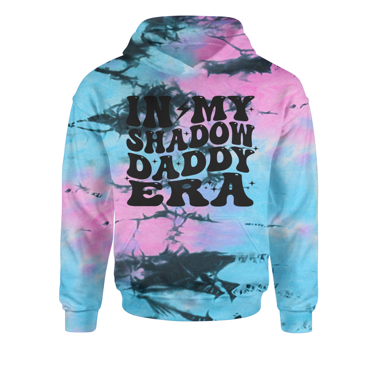 In My Shadow Daddy Era Romantasy Youth-Sized Hoodie Tie-Dye Pacific