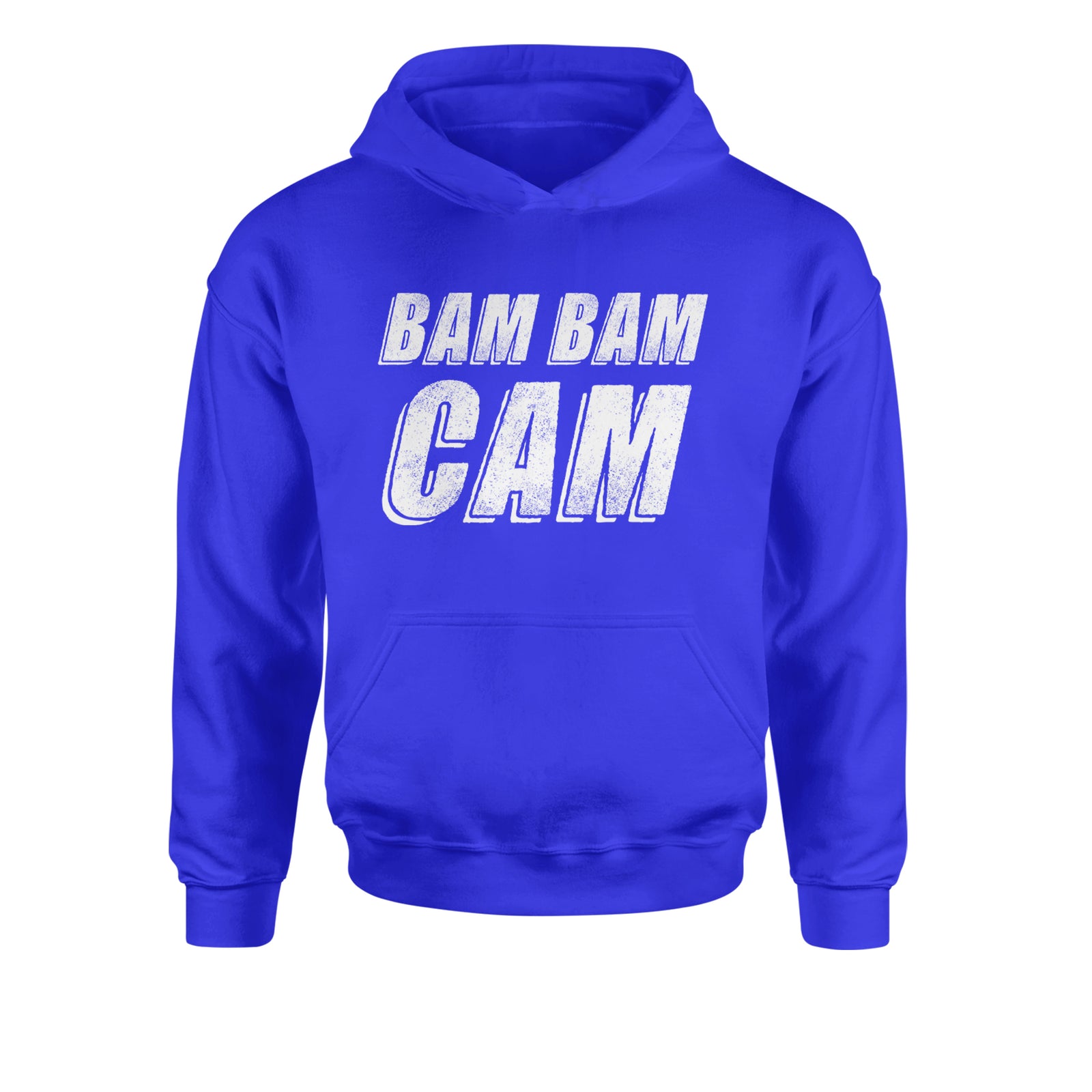 Bam Bam Cam Youth-Sized Hoodie Royal Blue