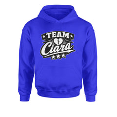 Team Ciara Scamanda Broken Heart Youth-Sized Hoodie Royal Blue