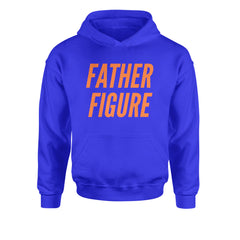 Father Figure Youth-Sized Hoodie Royal Blue