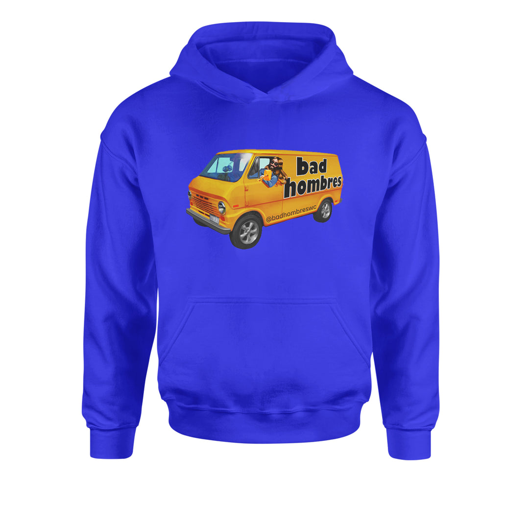 Bad Hombres Van West Chester Band Youth-Sized Hoodie Royal Blue