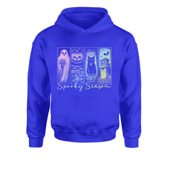 Spooky Season Cute Pastel Halloween Design Youth-Sized Hoodie Royal Blue