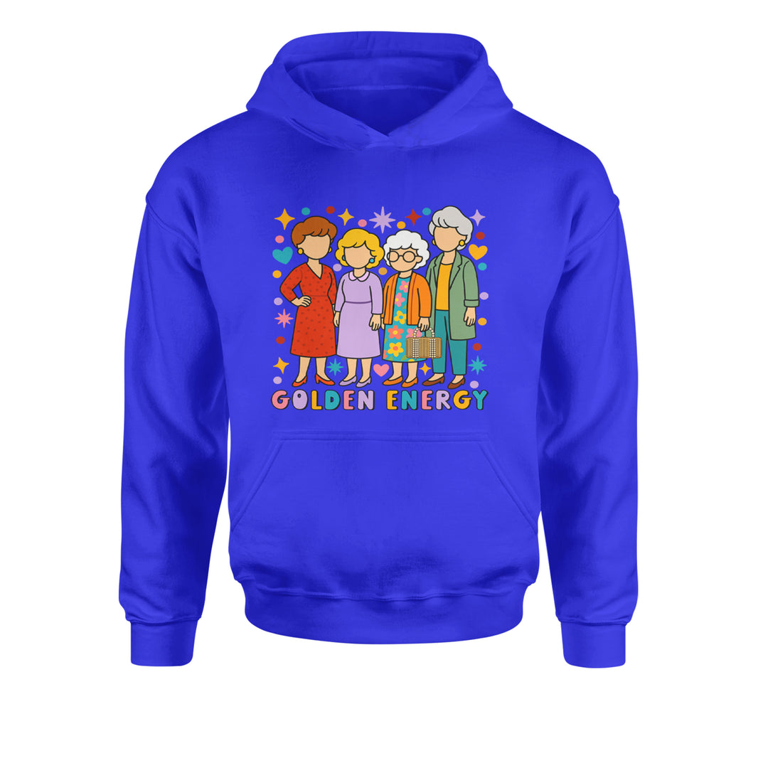 Golden Forever Golden Girls Youth-Sized Hoodie Royal Blue