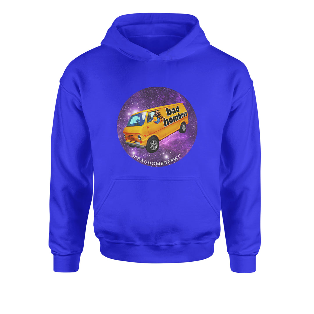 Bad Hombres Space West Chester Band Youth-Sized Hoodie Royal Blue