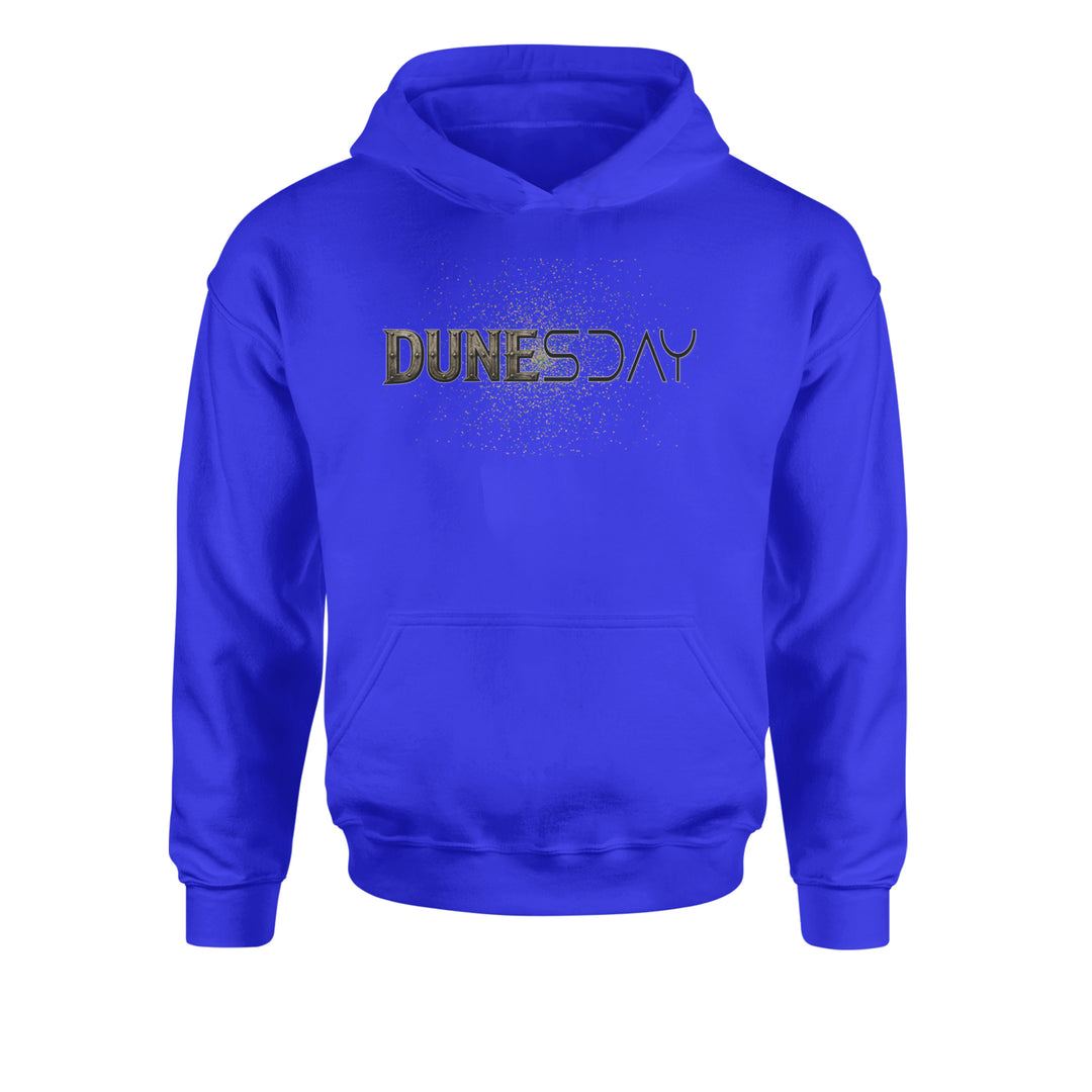 DunesDay Desert Apocolypse Youth-Sized Hoodie Royal Blue