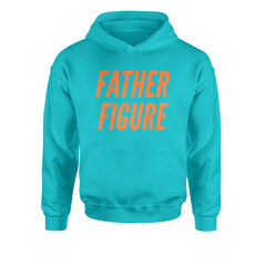 Father Figure Youth-Sized Hoodie Teal
